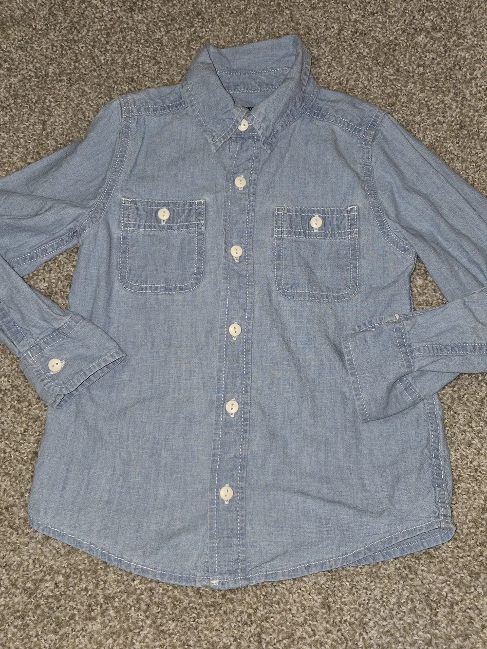 OshKosh B'gosh Light Blue Denim Button-Down Shirt